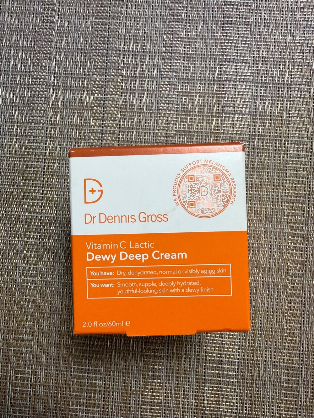 Dr Dennis Gross Vitamin C Lactic Dewy Deep Cream — Orange